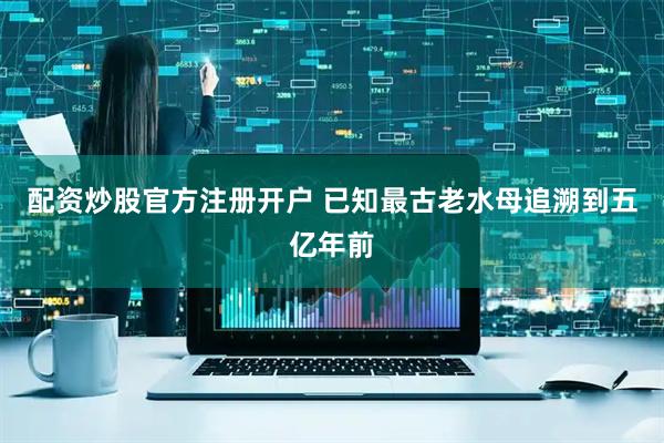 配资炒股官方注册开户 已知最古老水母追溯到五亿年前