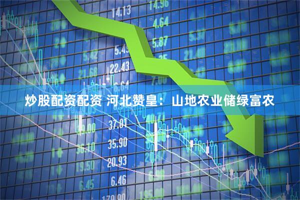 炒股配资配资 河北赞皇：山地农业储绿富农