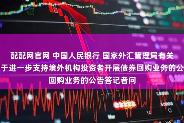 配配网官网 中国人民银行 国家外汇管理局有关负责人就关于进一步支持境外机构投资者开展债券回购业务的公告答记者问